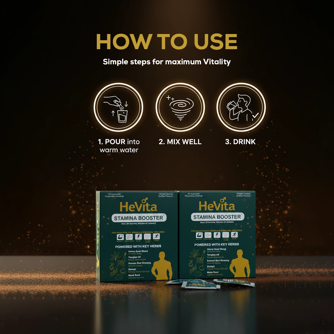HeVita Stamina Booster – AYUSH Approved (Coffee Flavour)
