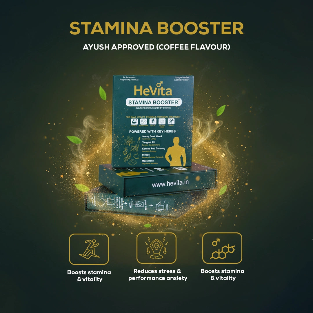 HeVita Stamina Booster – AYUSH Approved (Coffee Flavour)