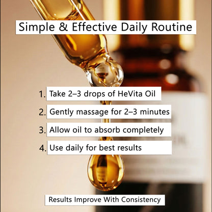 HeVita™ Erecto Oil – Ayurvedic Performance Booster for Men | Enhances Blood Circulation, Supports Erectile Strength & Confidence | Natural Herbal Massage Oil 10ml